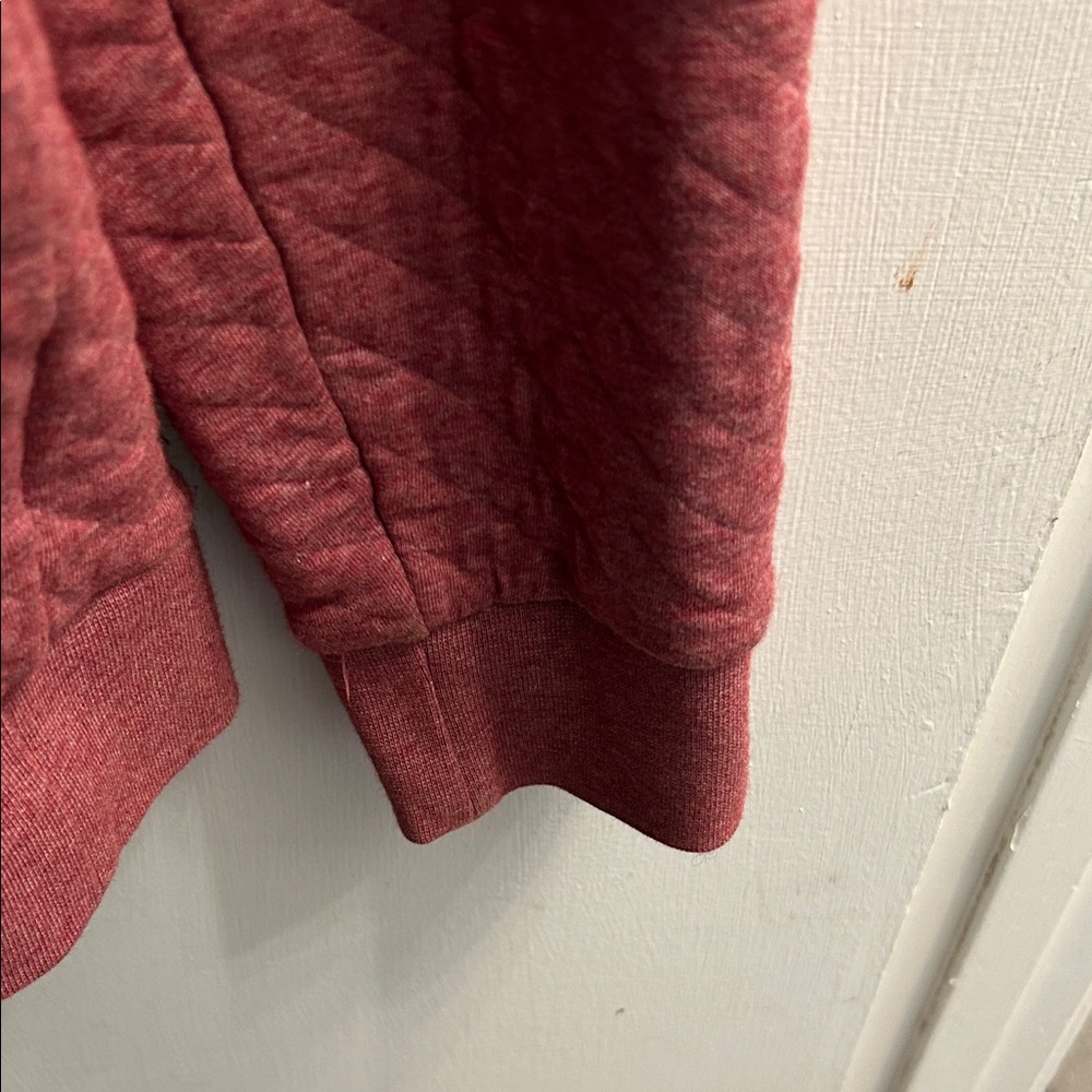 Patagonia Quilted Pullover in Brick Red - Picture 6 of 11